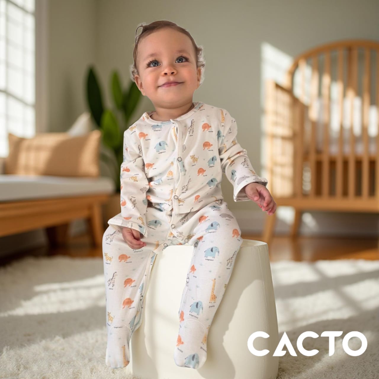 Off white baby romper