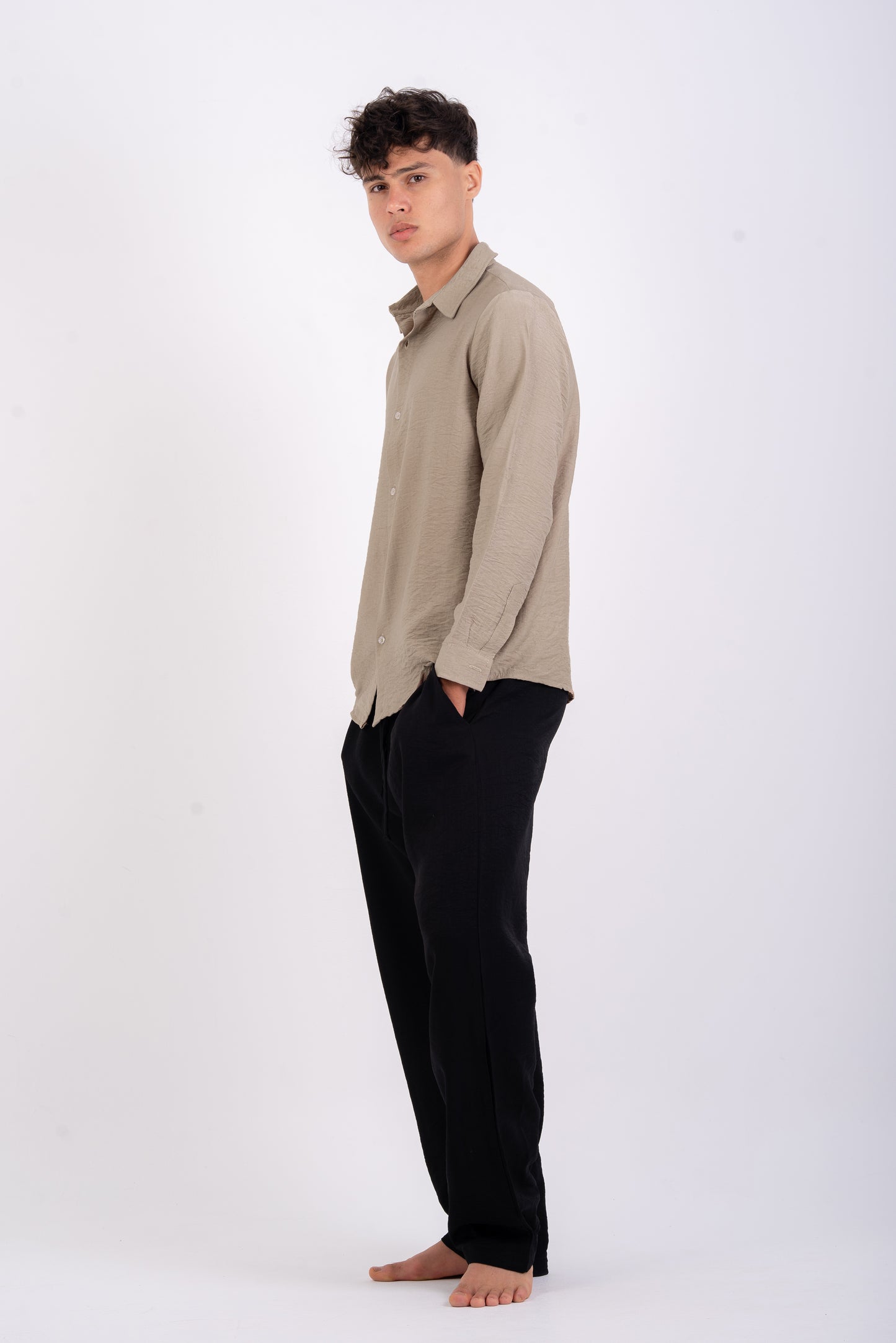 Café linen shirt