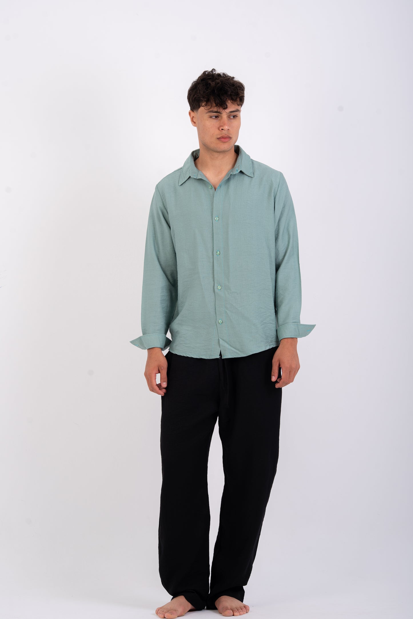 Light Green linen shirt