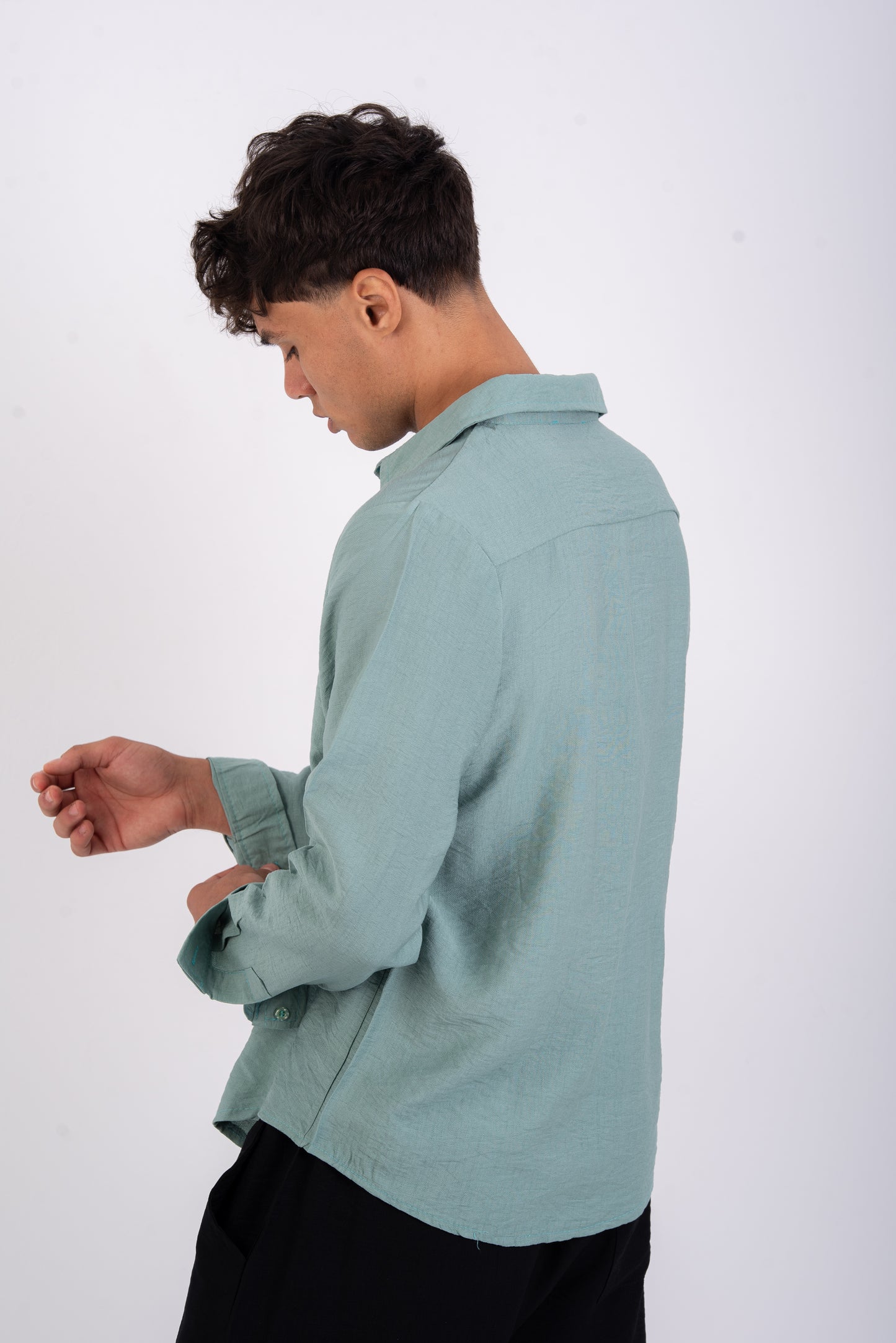 Light Green linen shirt