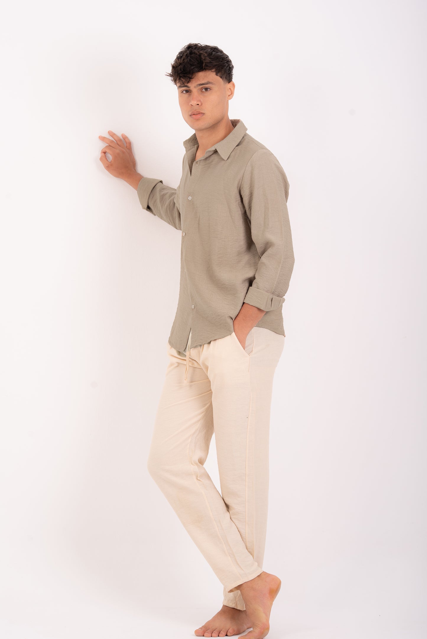 Café linen shirt