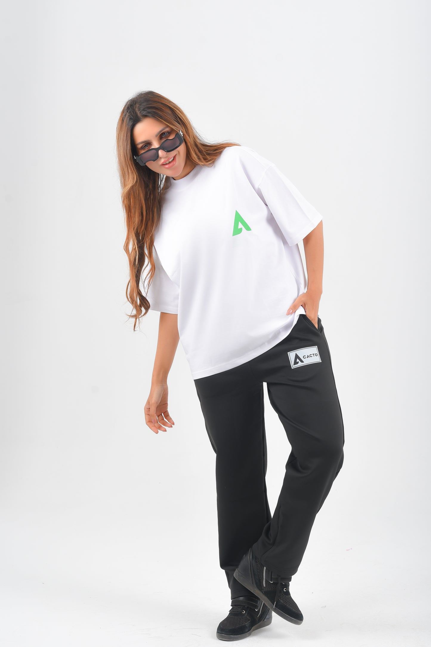 Black oversized Pants