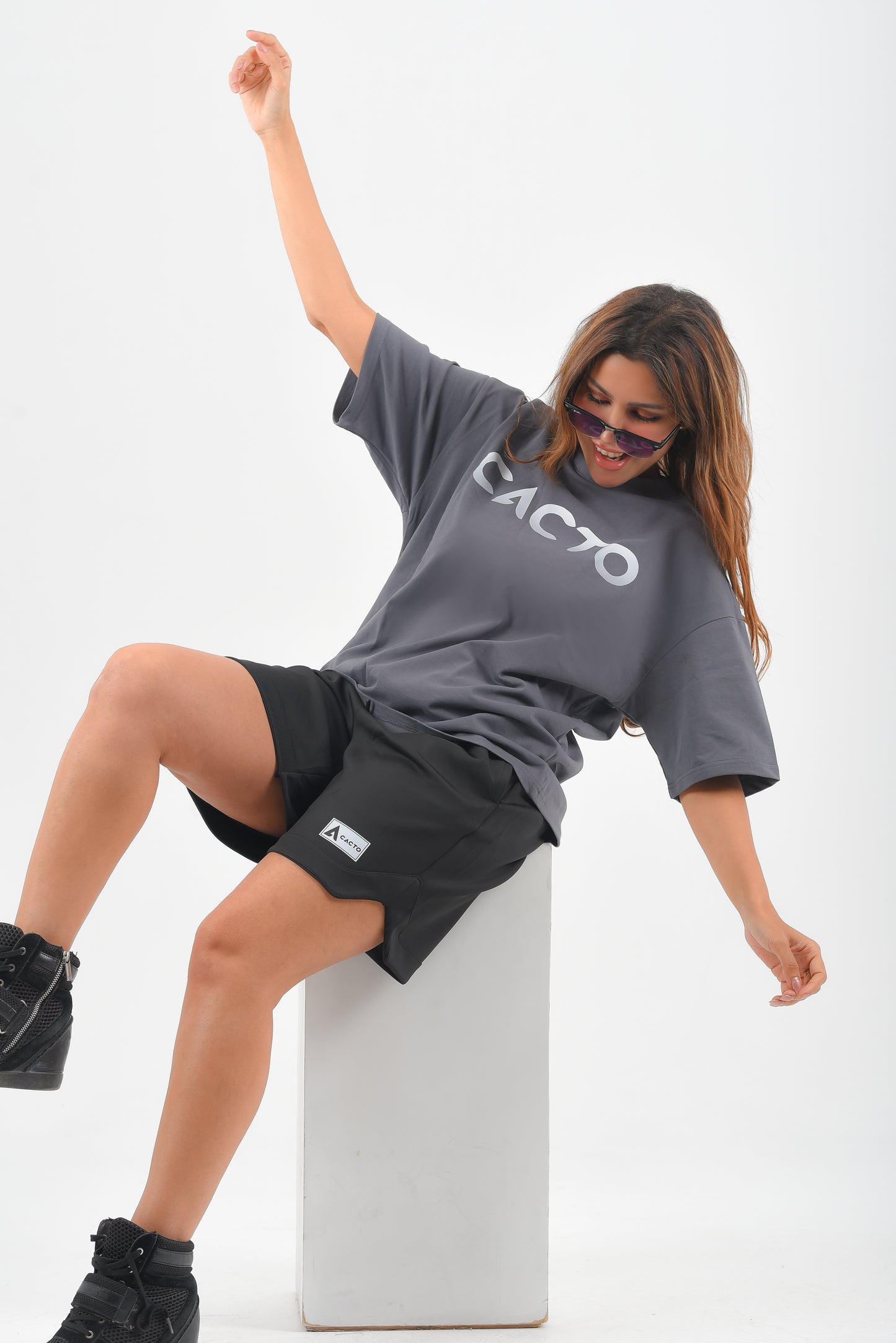 Gray Oversized T-shirt