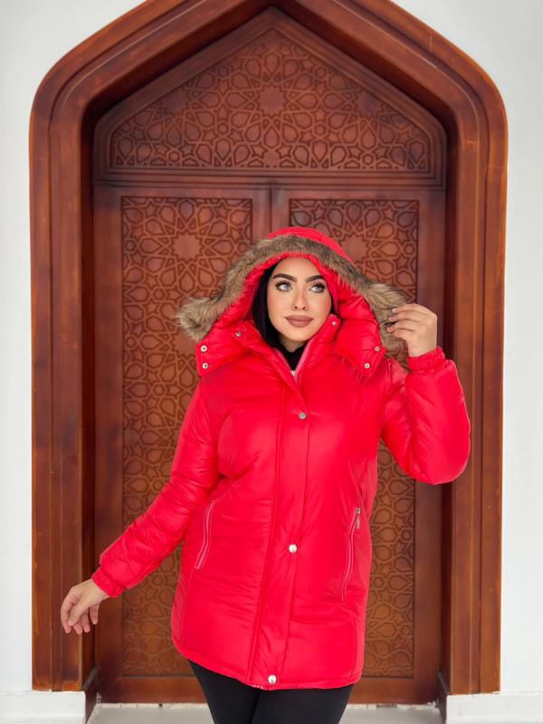 RED WATERPROOF JACKET