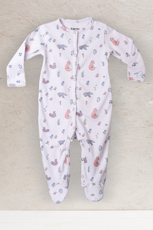 White baby romper