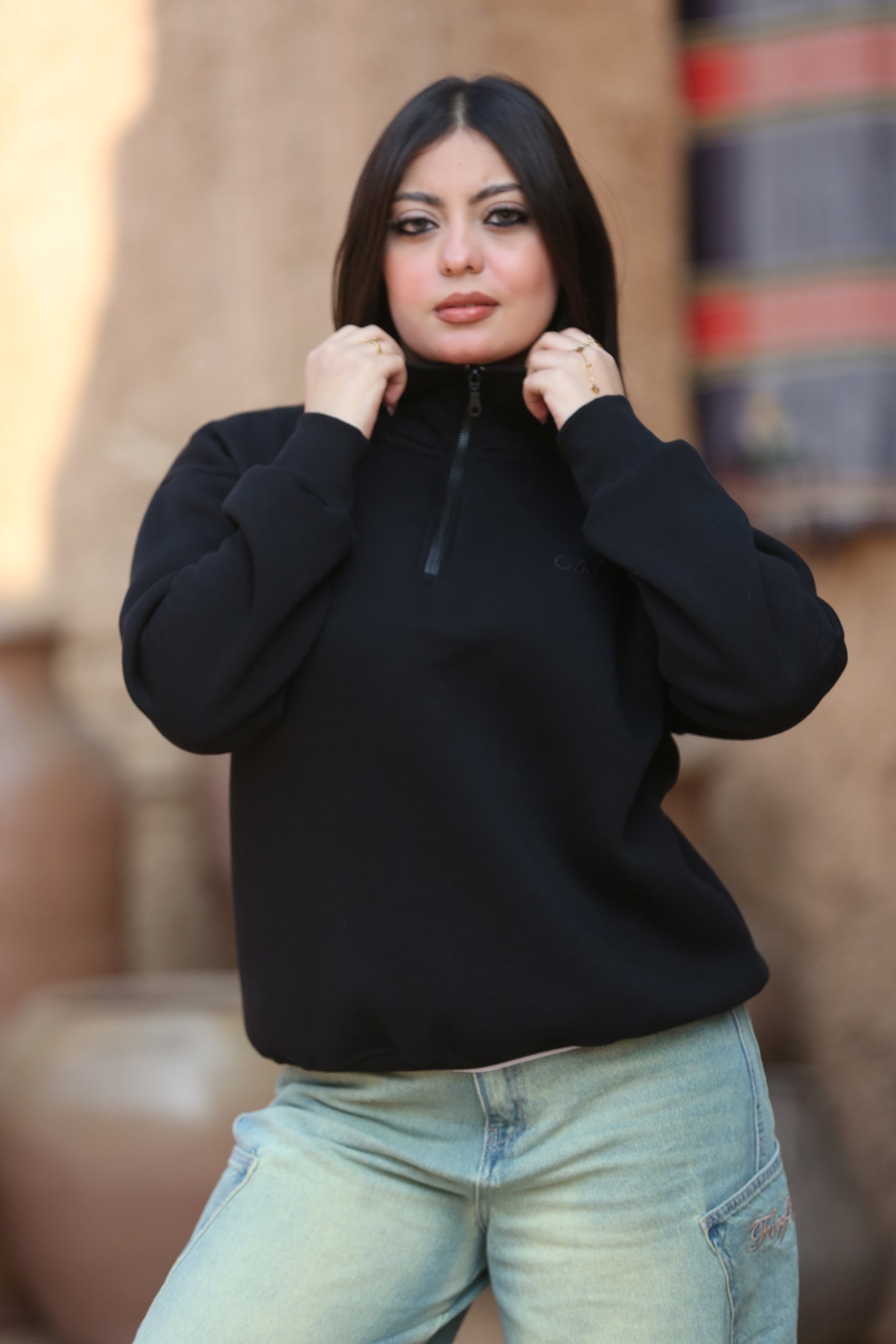Black sweatshirt