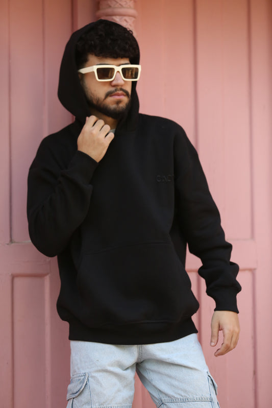 Black Basic Hoodie