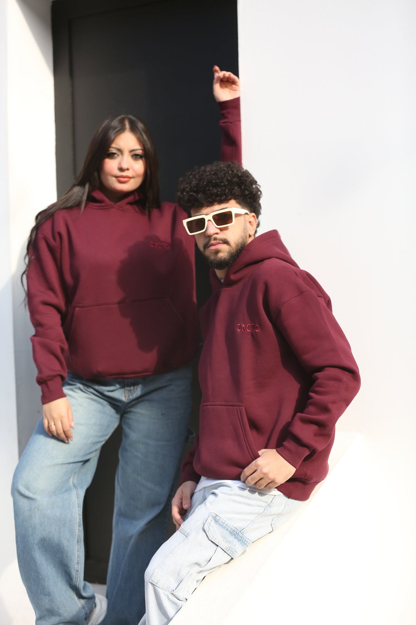 Burgundy Basic Hoodie