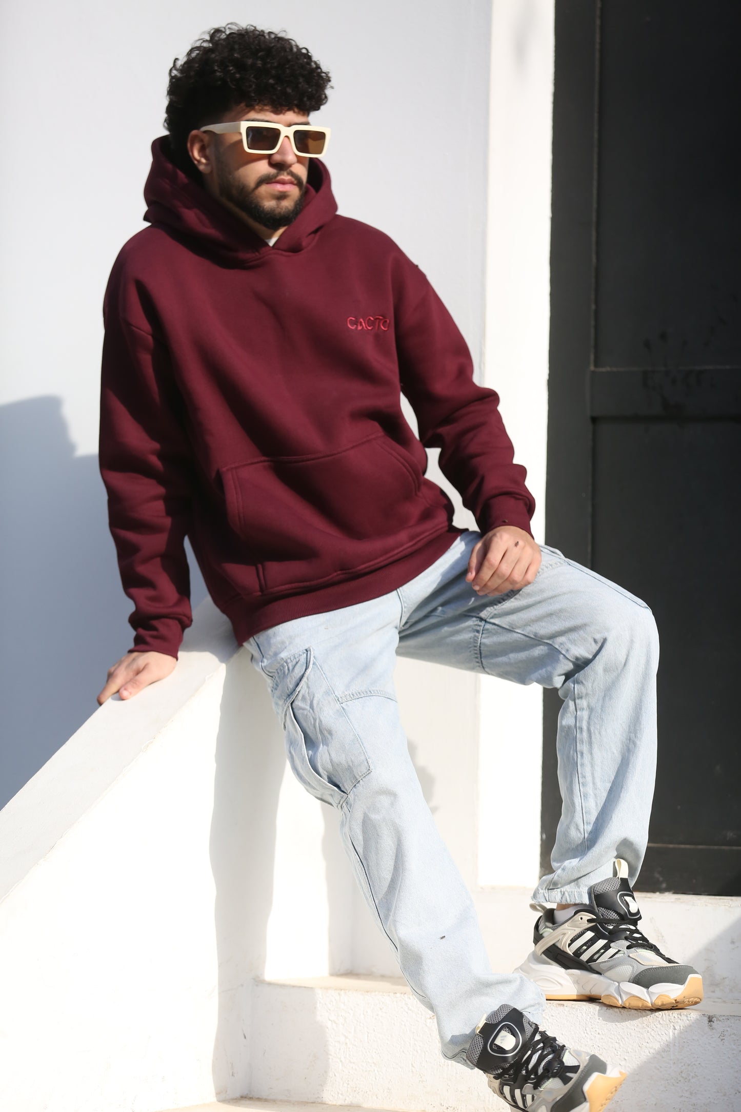 Burgundy Basic Hoodie