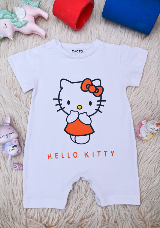 Hello kitty  baby romper short