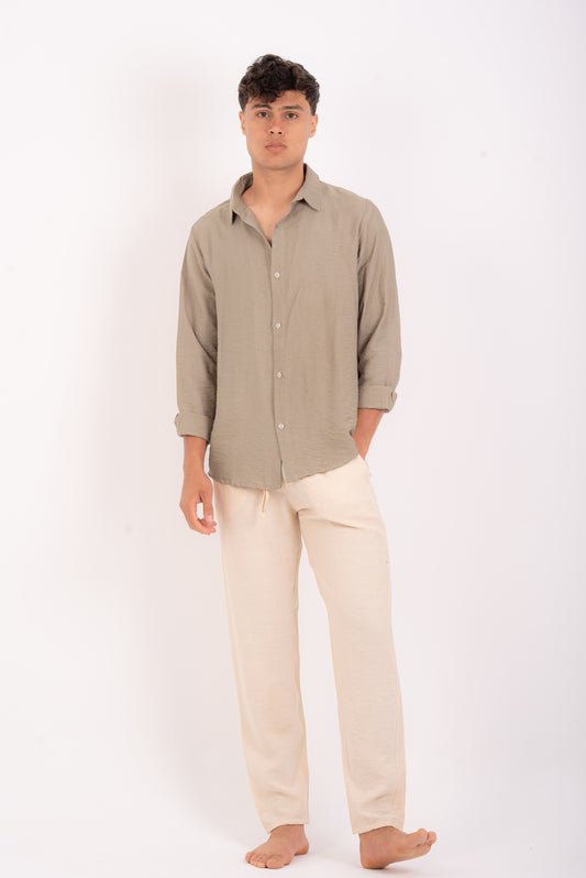 Café linen shirt