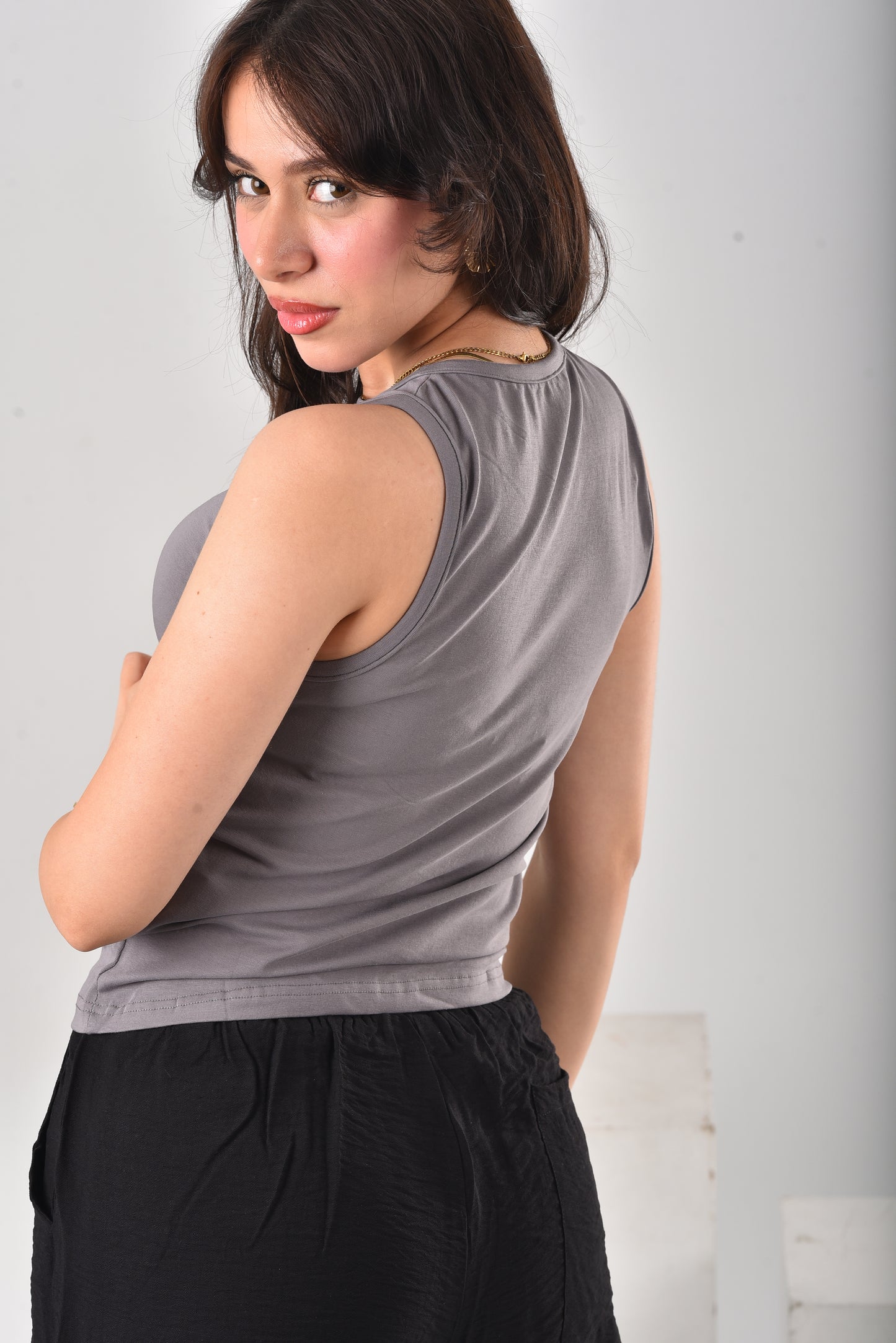 Grey tank