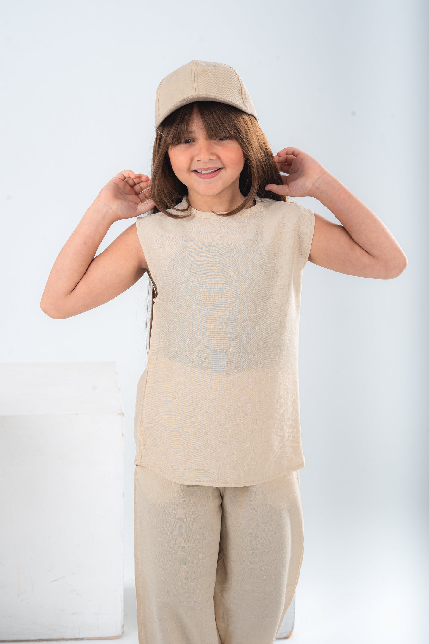 Beige Girls Set