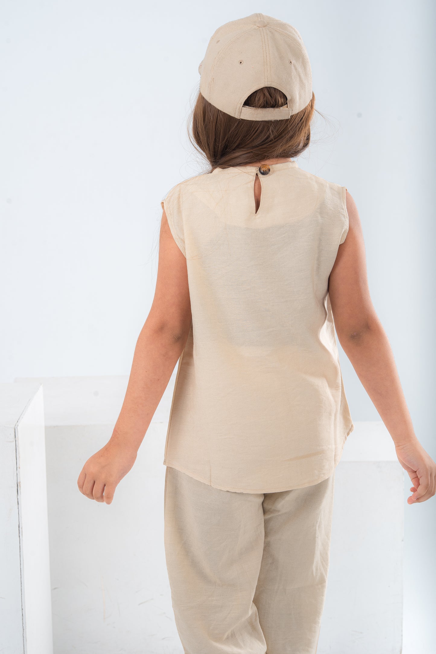 Beige Girls Set