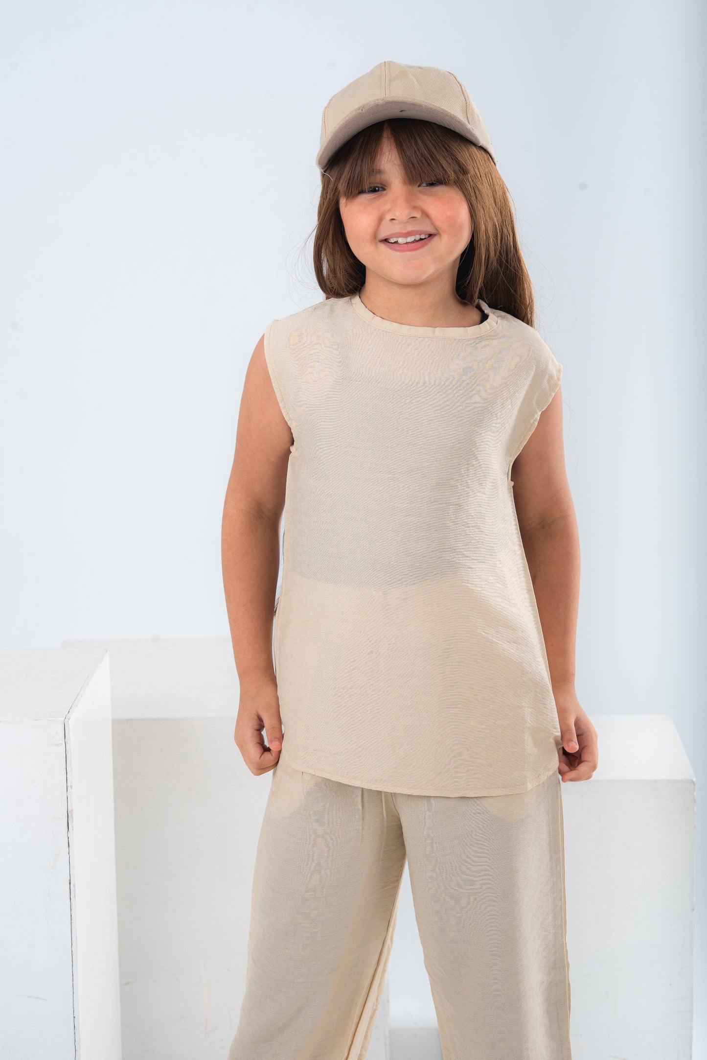 Beige Girls Set