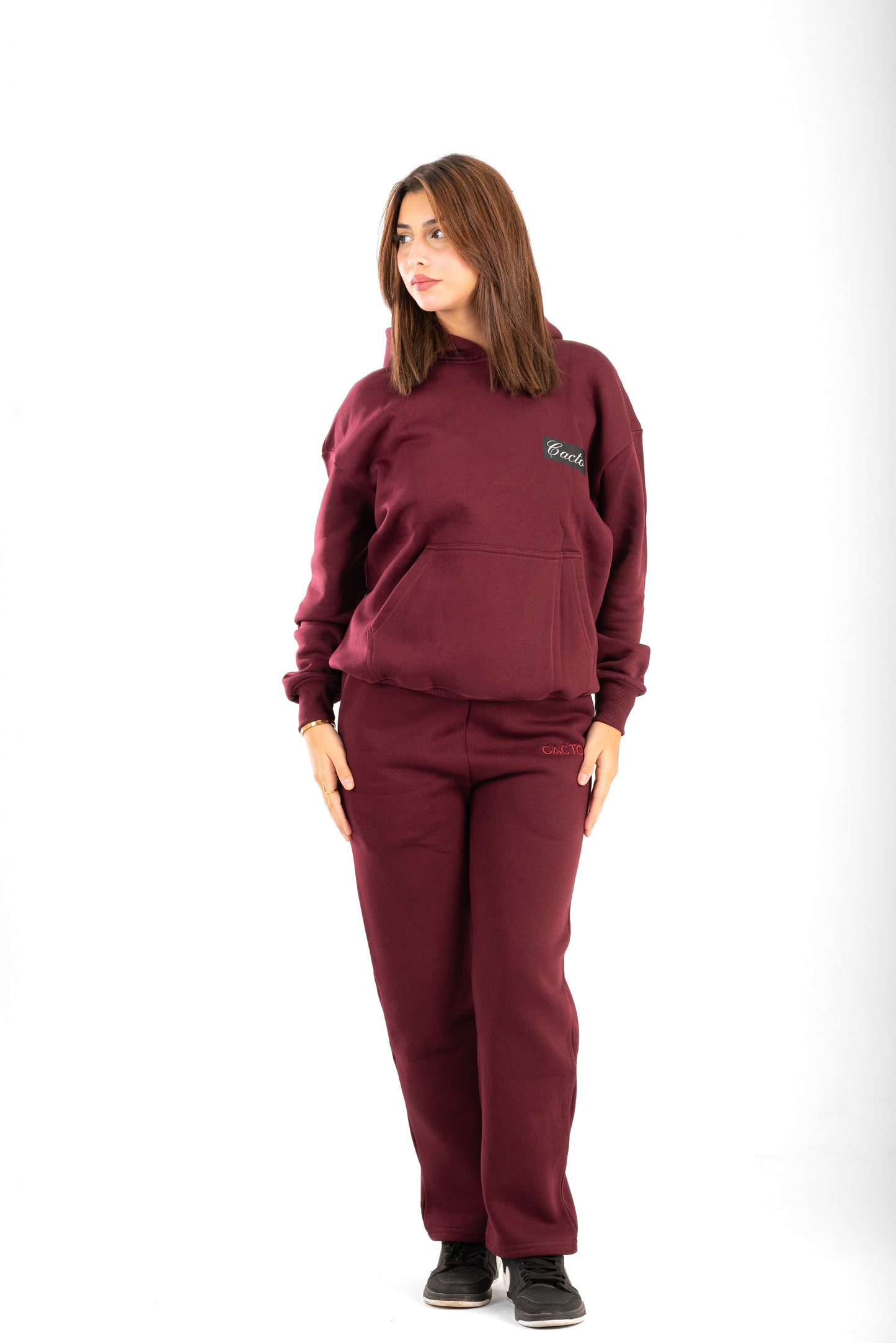 Burgundy Winter Pants