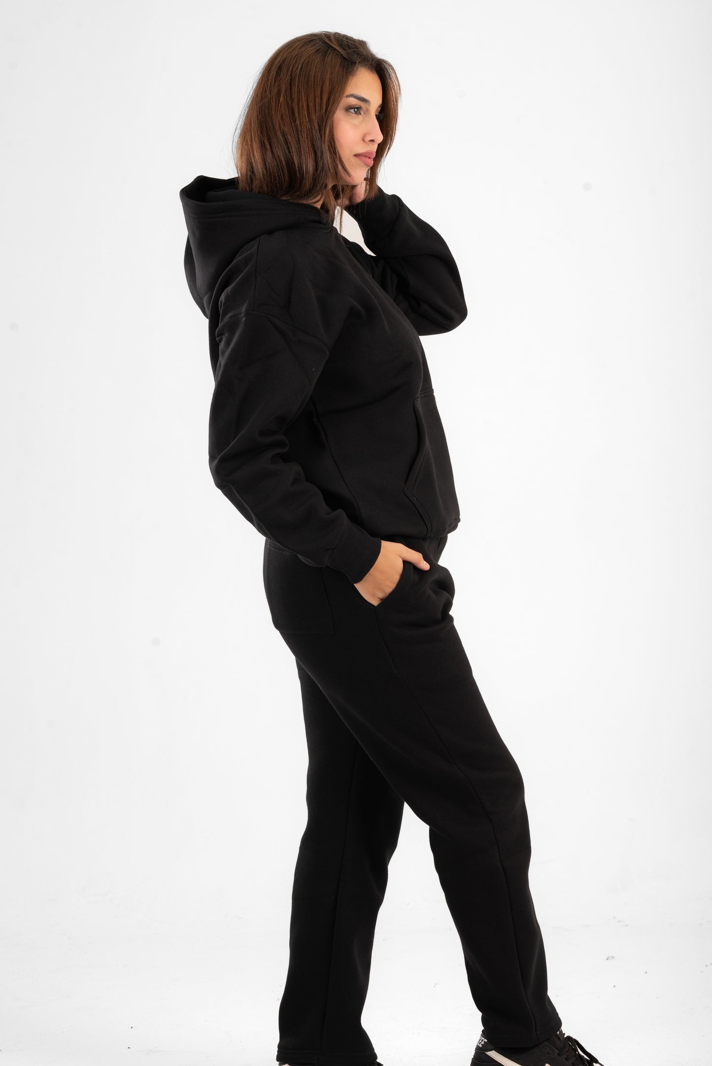 Black Basic Hoodie