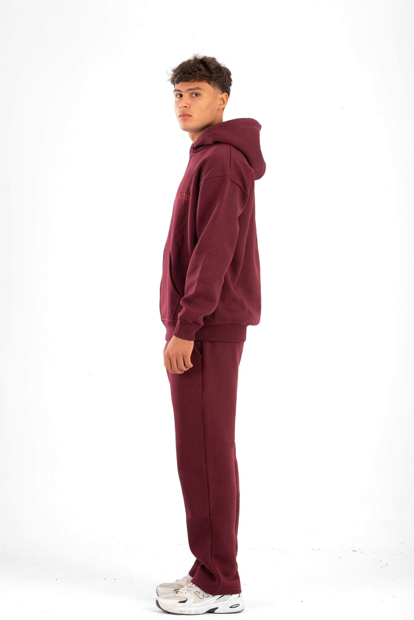 Burgundy Basic Hoodie