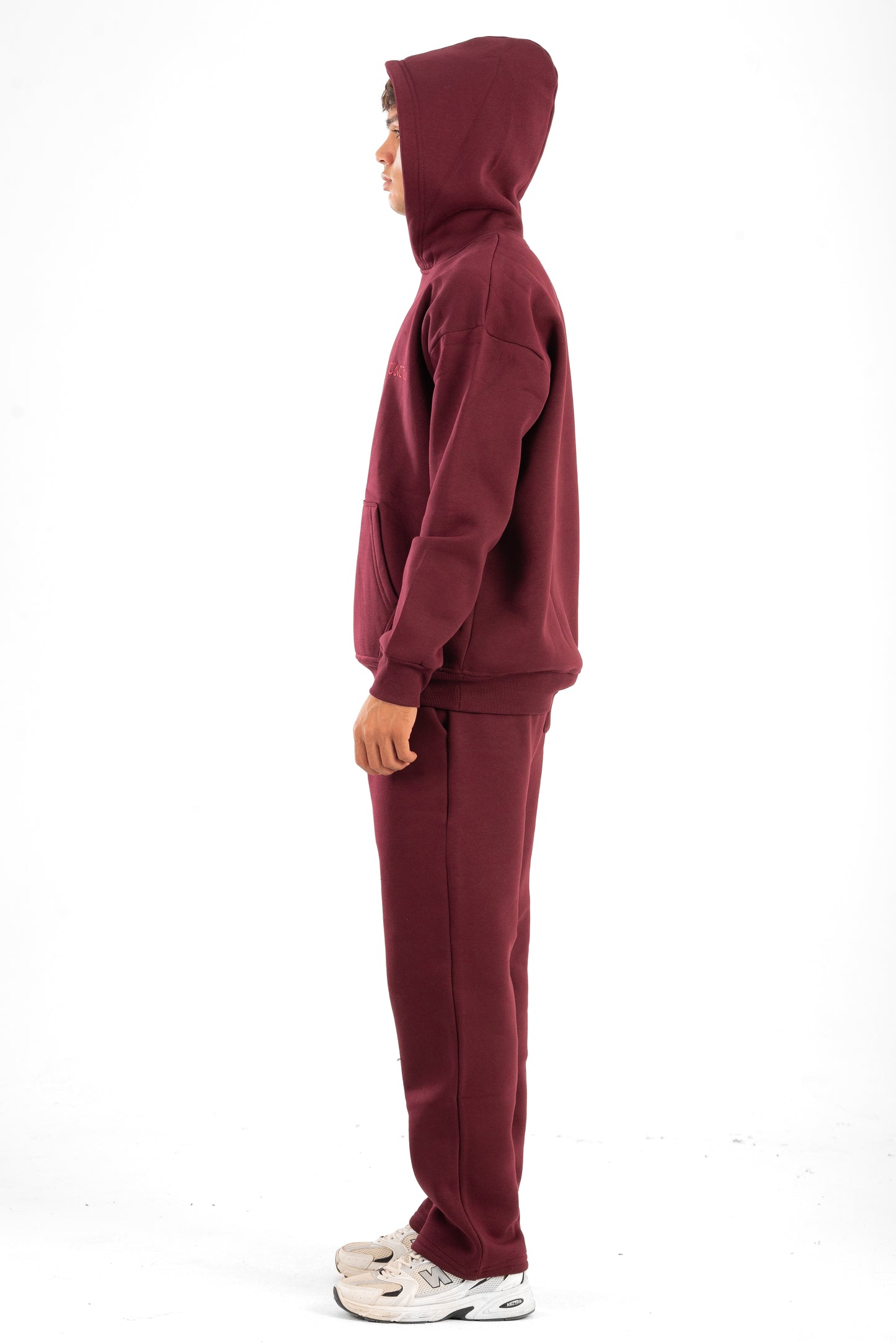 Burgundy Basic Hoodie