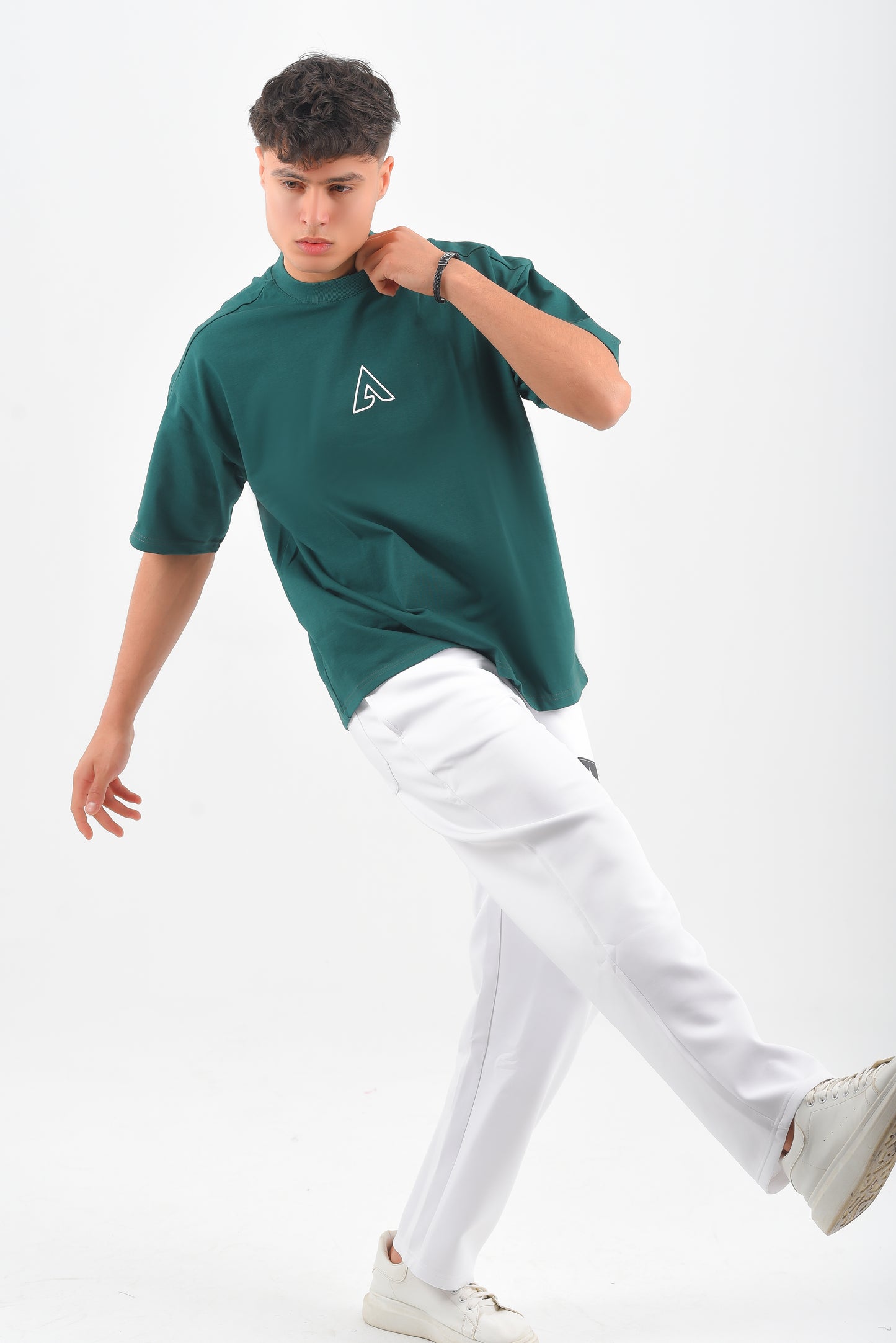 White oversized Pants