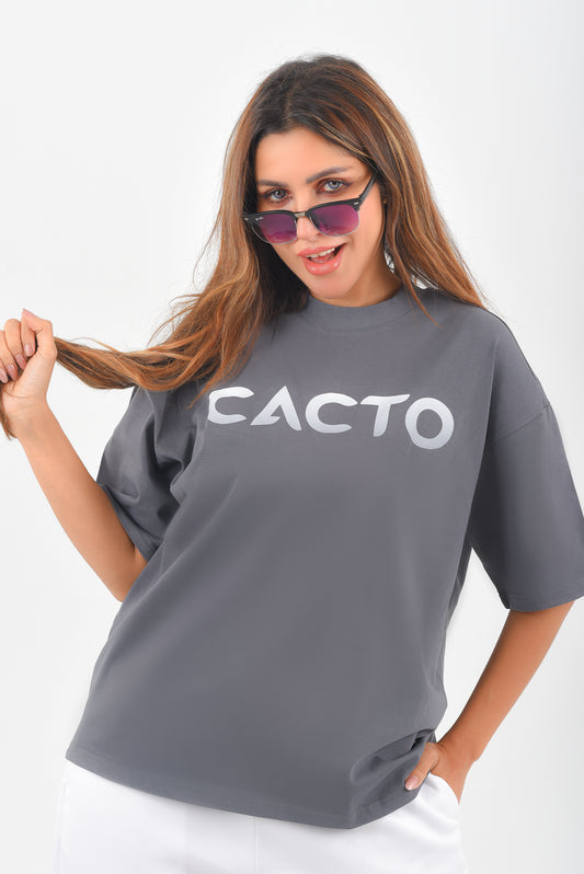 Gray Oversized T-shirt