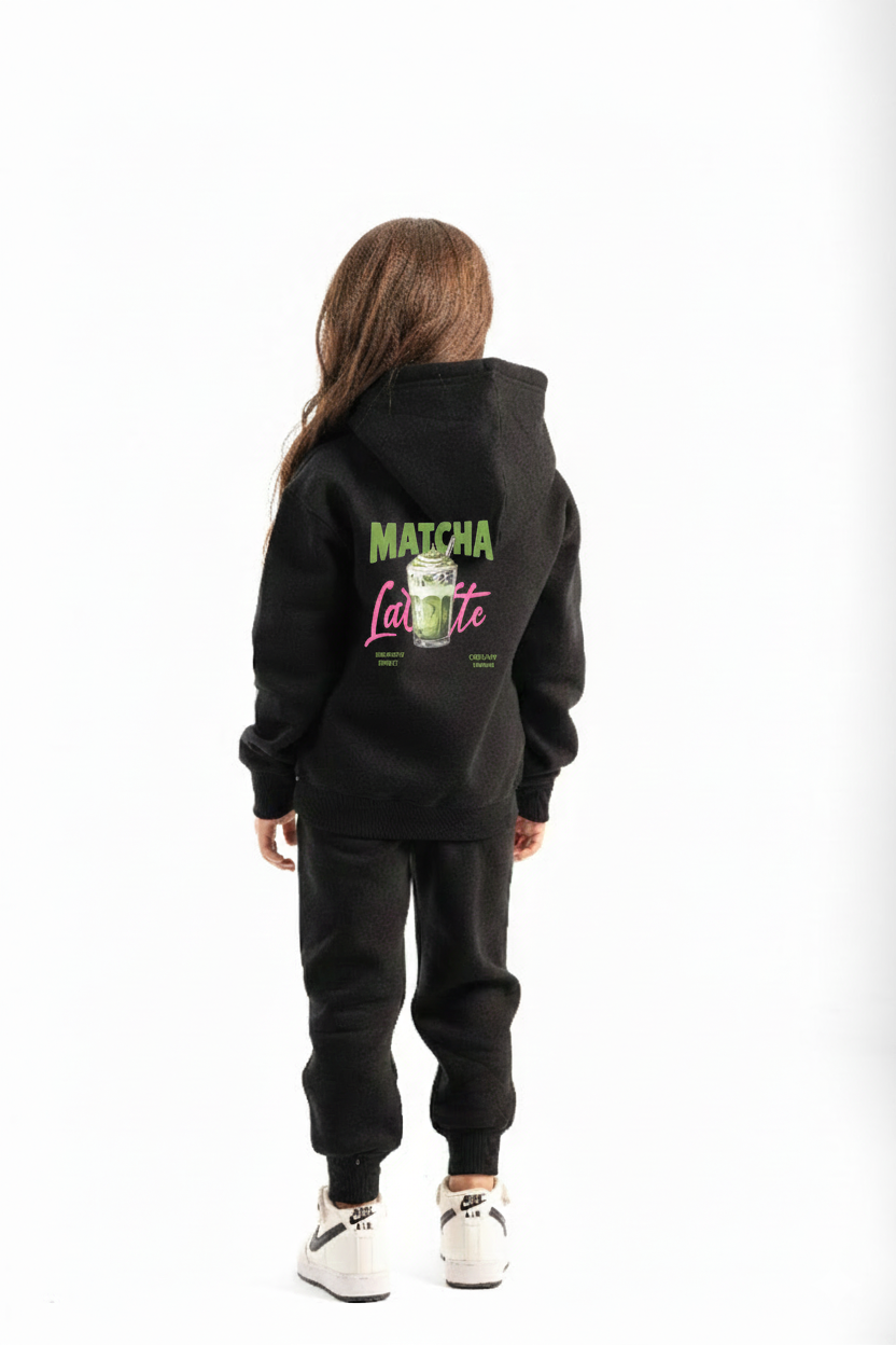 Black MATCHA LATEE KIDS SET