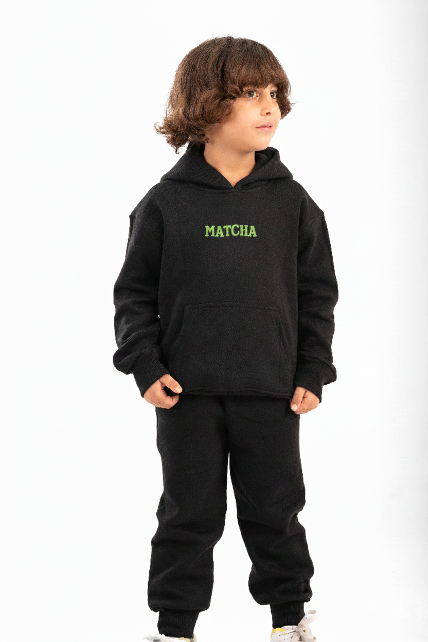 Black MATCHA LATEE KIDS SET
