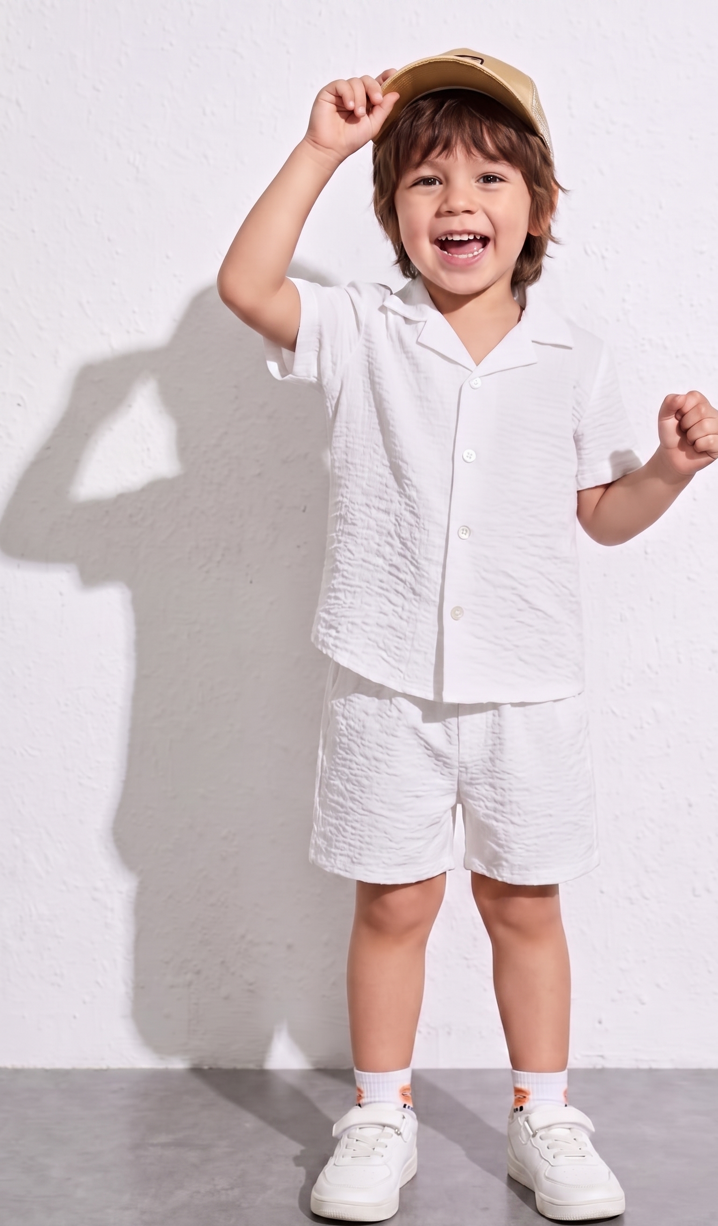 KIDS White linen short
