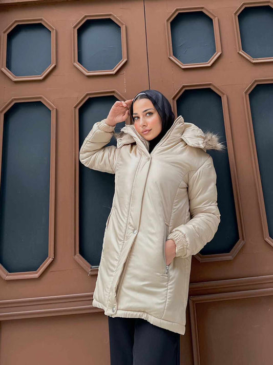 BEIGE WATERPROOF JACKET