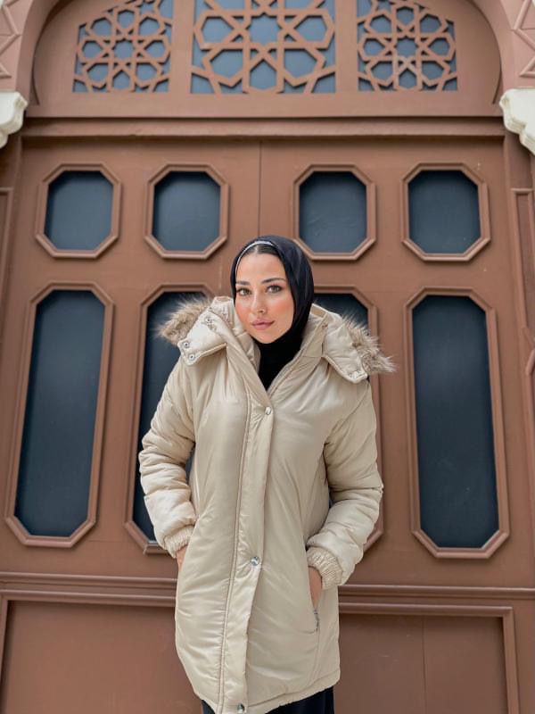 BEIGE WATERPROOF JACKET