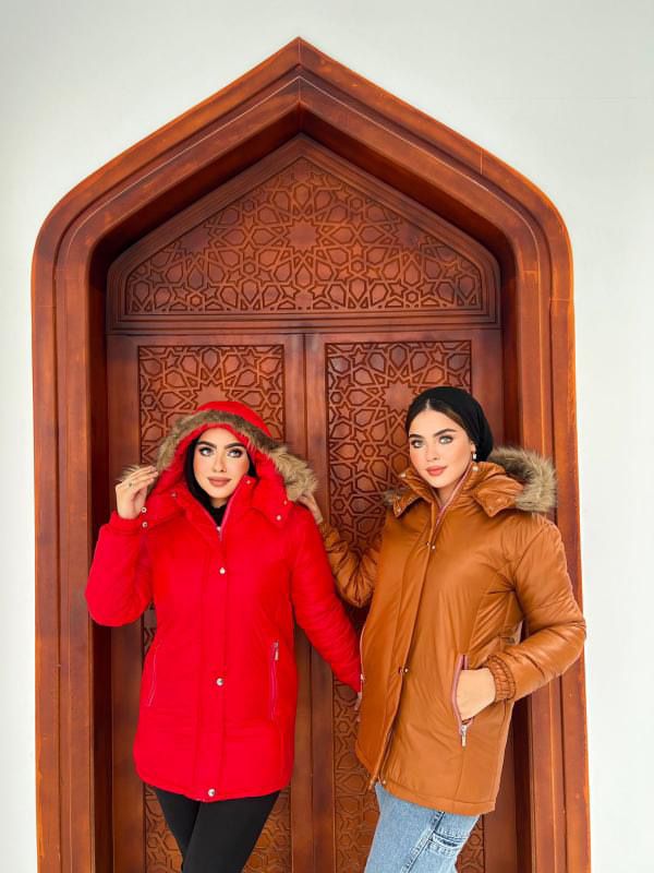 RED WATERPROOF JACKET