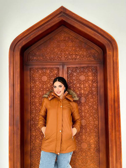 BROWN WATERPROOF JACKET